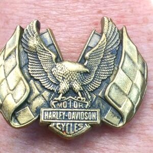 Vintage Ladies Harley Davidson Belt Buckle
